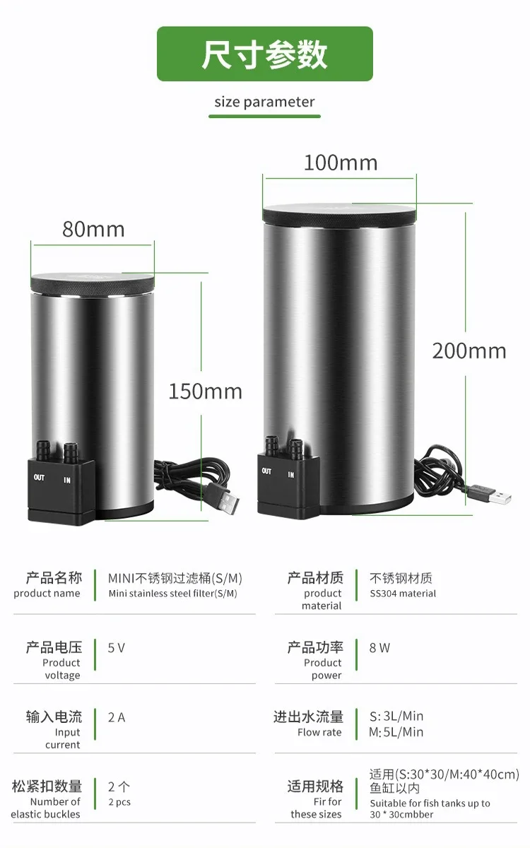 Reef Tank Filter - Filtro Silenzioso per Acquario da Scrivania
