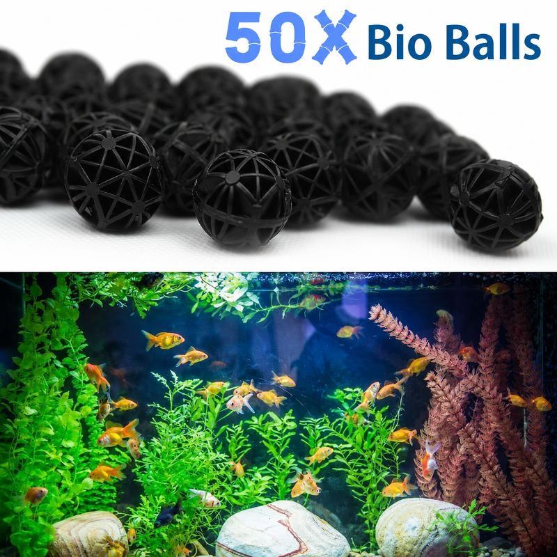 Marine Aquarium - 50 Pezzi Sfere Filtranti Bio per