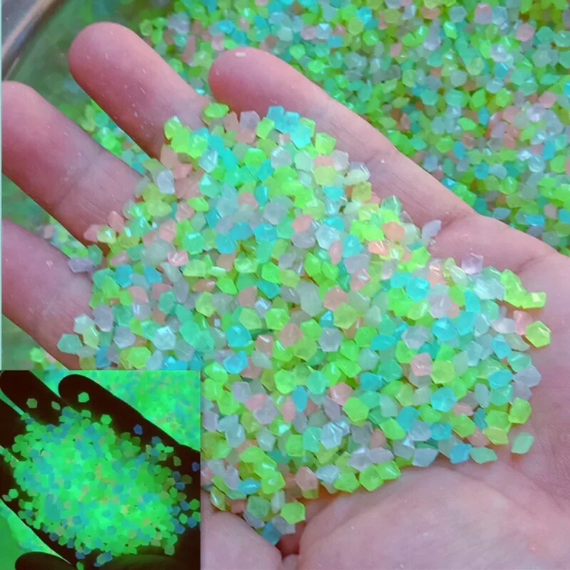 Ocean Aquarium - 1000 pz 3-5mm Sabbia Luminosa Glow