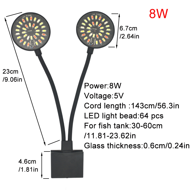USB Acquario LED Luce per acqu - Aquarium Marine Lights recensione e prezzo